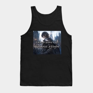 Warrior Knight Motivation Quotes - Anime Wallpaper Tank Top